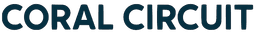 Coral Circuit Text Logo