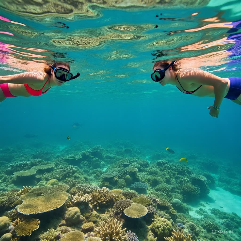 snorkelling