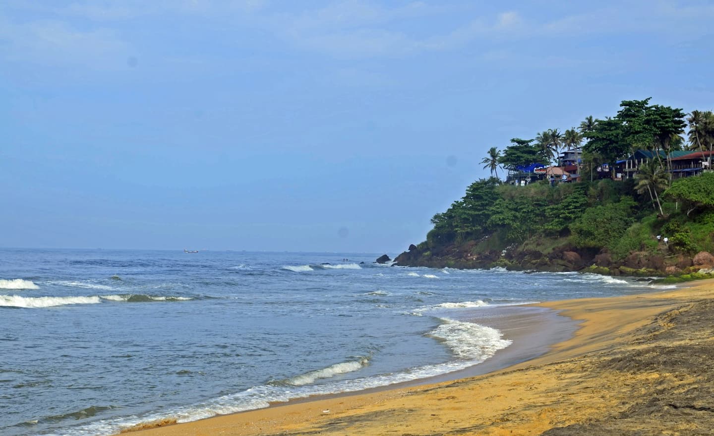 Water and coastline at Varkala