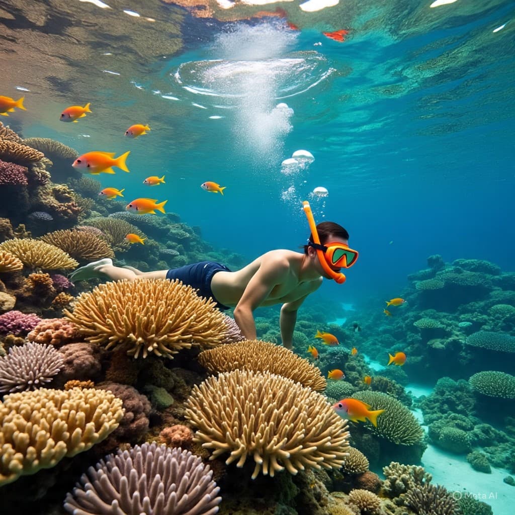 snorkelling